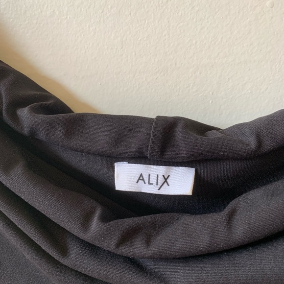 Alix Baxter Zipper Bodysuit Black Size Small - Picture 2 of 5